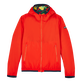 Men Reversible Windbreaker Jacket Marché Provencal Poppy red front view