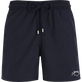 Men Swimwear Embroidered Logo - Vilebrequin x La Samanna Navy 正面图