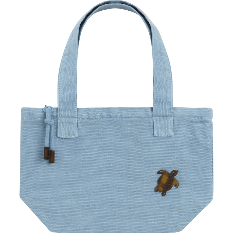 Mini Mineral Dye Beach Bag - Beach Bag - Barlin - Blue - Size OSFA - Vilebrequin