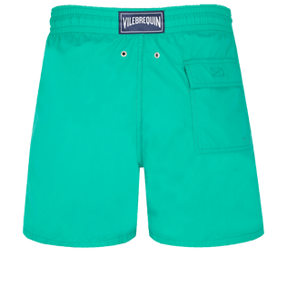 Men Swim Trunks Water-reactive Rascasses Tropezian green back view