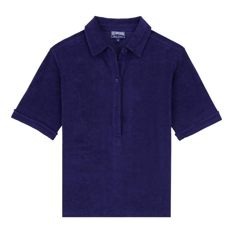 Women Terry Polo Solid - Leonie - Blau - Größe XS - Vilebrequin
