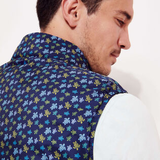 Chaleco reversible con estampado Micro Tortues Rainbow unisex Azul marino detalles vista 8