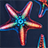 Sacca con cordini Disco Stars Sun Collector Blu marine 