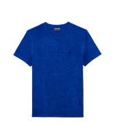 Camiseta de color liso en tejido terry unisex Marrakech vista frontal