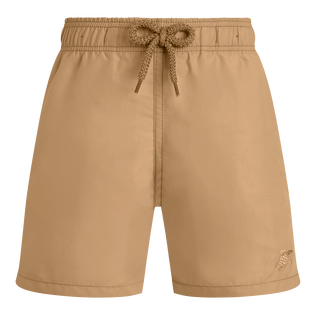 Maillot de bain garçon uni Moka vue de face