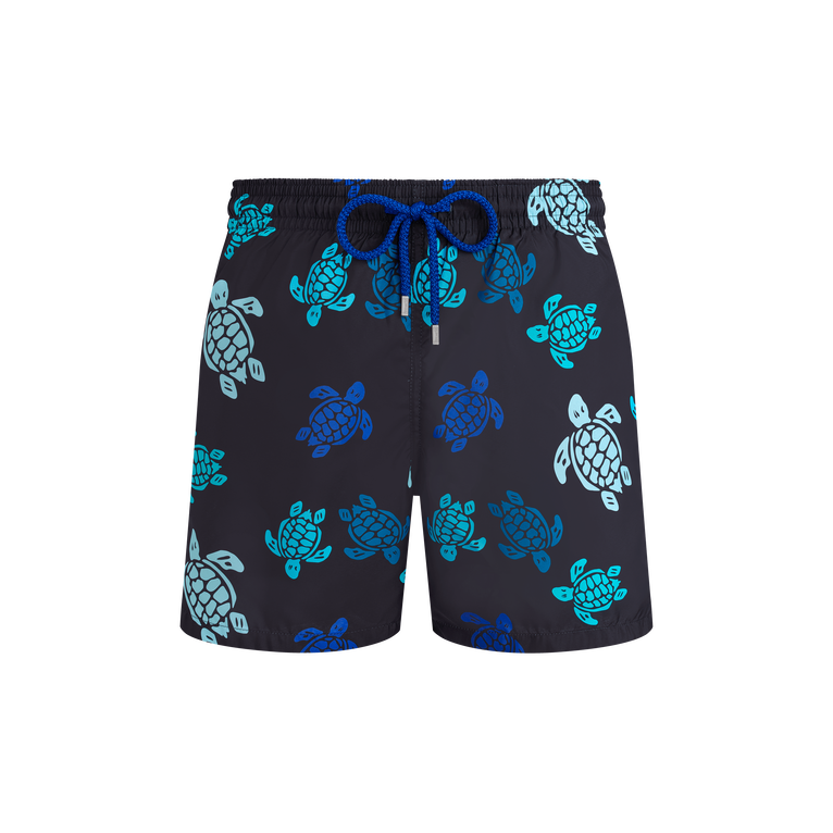 Vilebrequin Elastic Waist Swimming Trunks In Black