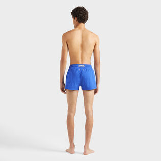 Men Short Swim Shorts Jacquard Turtles Marrakech back worn view