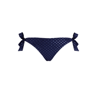 女士 Relief Sparkling 侧系式比基尼泳裤 Navy 正面图