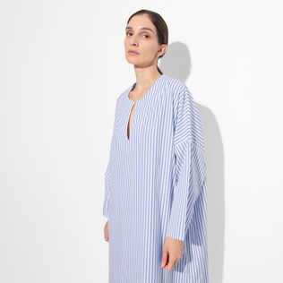 Women Caftan Dress Striped- Vilebrequin x Ines de la Fressange Palace details view 1