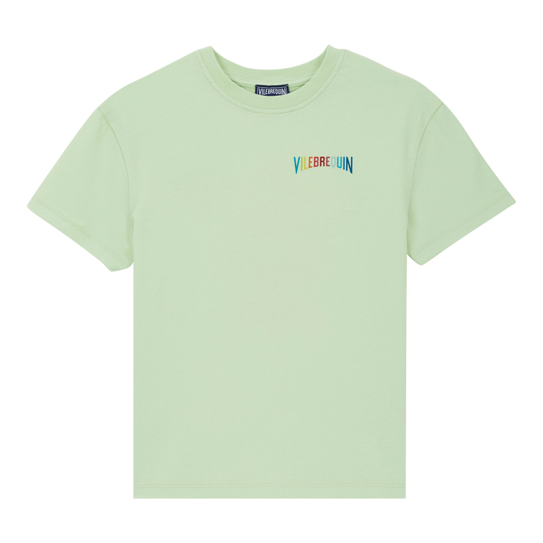Turtle Flowers T-shirt Aus Bio-baumwolle Für Jungen - Gabin - Grün - Größe 2 - Vilebrequin