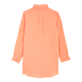 Women Linen Shirt Dress Solid Candy back view