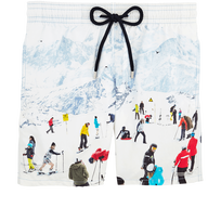 Men Swimwear Ski - Vilebrequin x Massimo Vitali Sky blue 正面图
