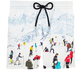 Men Swimwear Ski - Vilebrequin x Massimo Vitali Sky blue 正面图