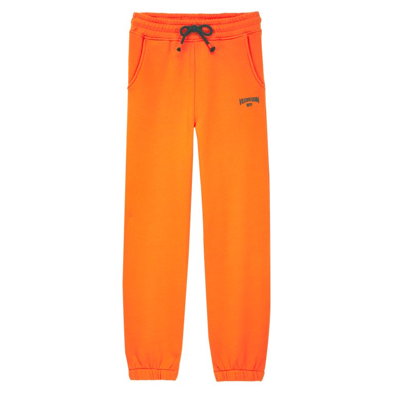 Pantalon Jogging En Coton Garçon Uni - Gaetan - Rouge