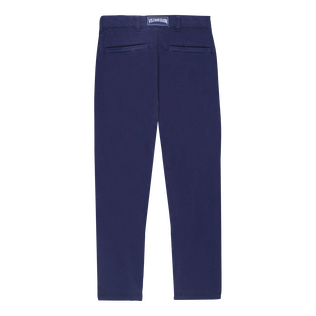 Pantaloni a tinta unita bambino Blu marine vista posteriore