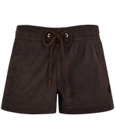 Women Swim Shorts Solid Earth front view