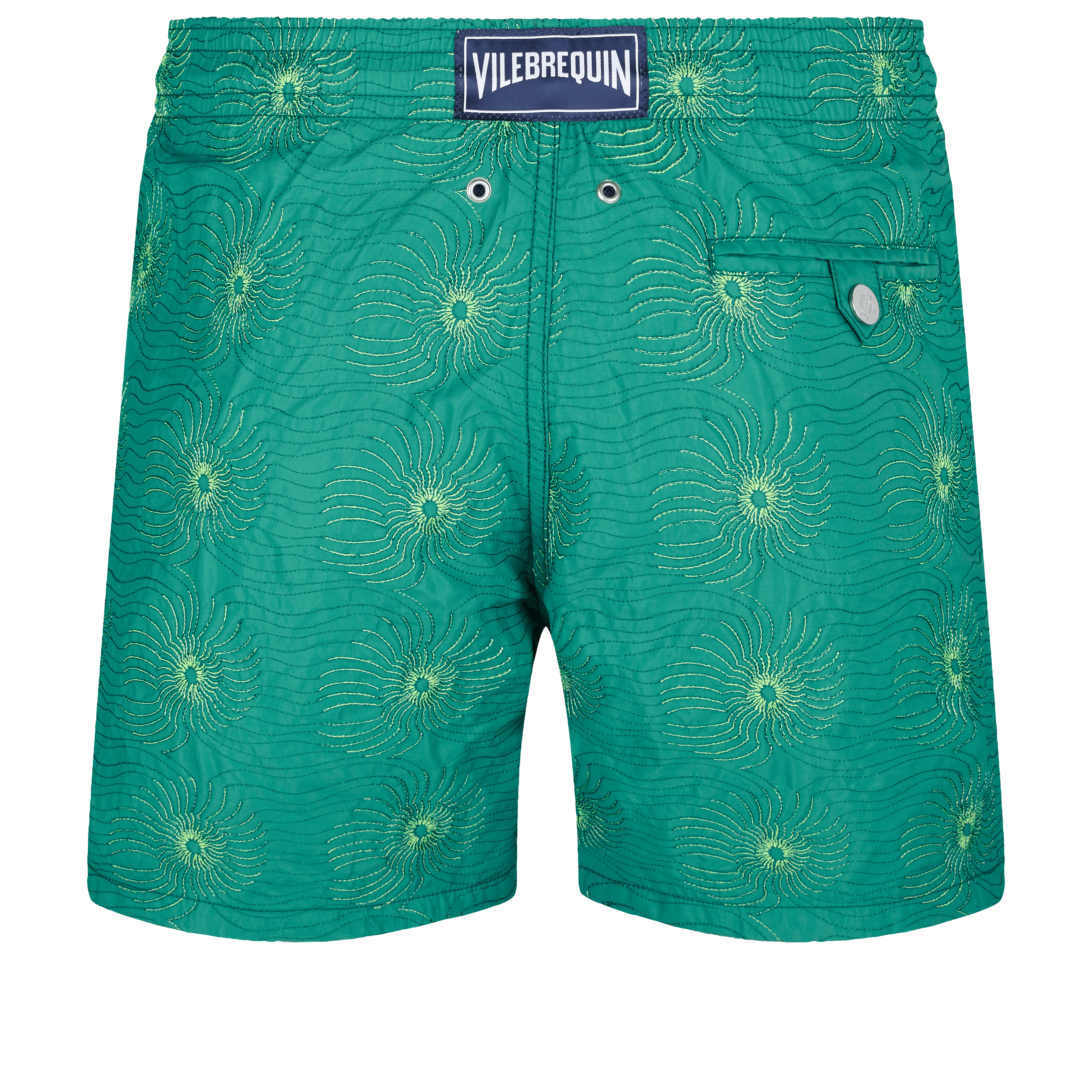 Vilebrequin drawstring swim shorts - Green