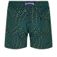 Men Swim Trunks Te Mana O Te Moana Navy back view