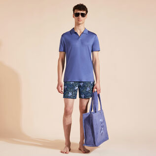 Men Swim Shorts Embroidered Splash - Limited Edition Azul marino detalles vista 1
