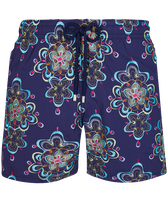 男士 Kaleidoscope 刺绣泳裤 - 限量版 Sapphire 正面图