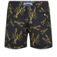 Costume da bagno uomo ricamato Lobsters - Edizione limitata Nero vista posteriore