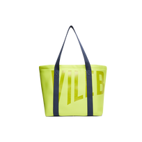 Large Neoprene Beach bag Solid Chartreuse front view