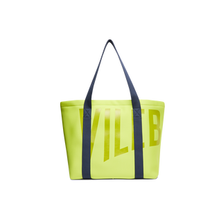 Large Neoprene Beach bag Solid Chartreuse front view