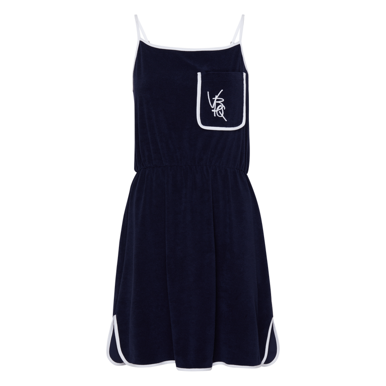 Vilebrequin Women Terry Tank Dress Vbq Line - Leyna - Blue - Size M