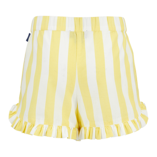 Pantalones cortos a rayas para niña Sunflower vista trasera