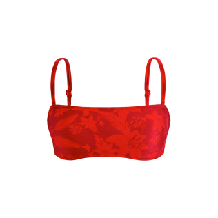 Haut de maillot de bain brassière femme Flower Power Lipstick vue de face