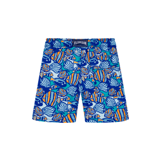 男童 Fishy Vibes 游泳短裤 Marrakech 后视图