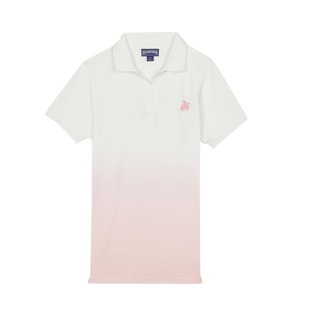 男童扎染棉质莱赛尔 Polo 衫 Peony 正面图