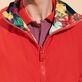 Men Reversible Windbreaker Jacket Marché Provencal Poppy red details view 1