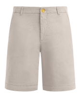 Solid Bermudashorts aus Tencel-Satin für Herren Hemp Vorderansicht