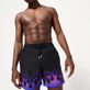 男士 Hot Rod 360° 泳裤 - Vilebrequin x Sylvie Fleury 合作款 Black 细节视图2