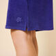 Women Others Solid - Women Terry Polo Dress Solid, Purple blue details view 1