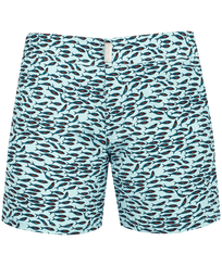Pantaloncini mare uomo corti elasticizzati con cintura piatta Gulf Stream Thalassa vista frontale