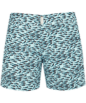 Men Stretch Short Swim Shorts Flat Belt Gulf Stream Thalassa front view