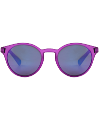 Lunette de Soleil Flottante violette unie Orchidee vue de face