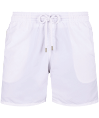 Men Swimwear Solid White front view