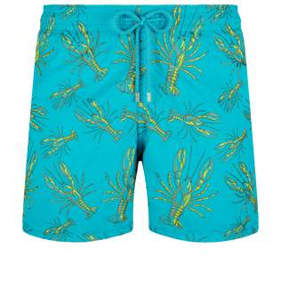 男士 Lobsters 刺绣泳裤 - 限量款 Curacao 正面图