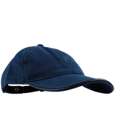 Unisex Cap Solid Navy front view