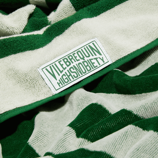 中性纯色有机棉浴巾 - Vilebrequin x Highsnobiety Garden 细节视图4
