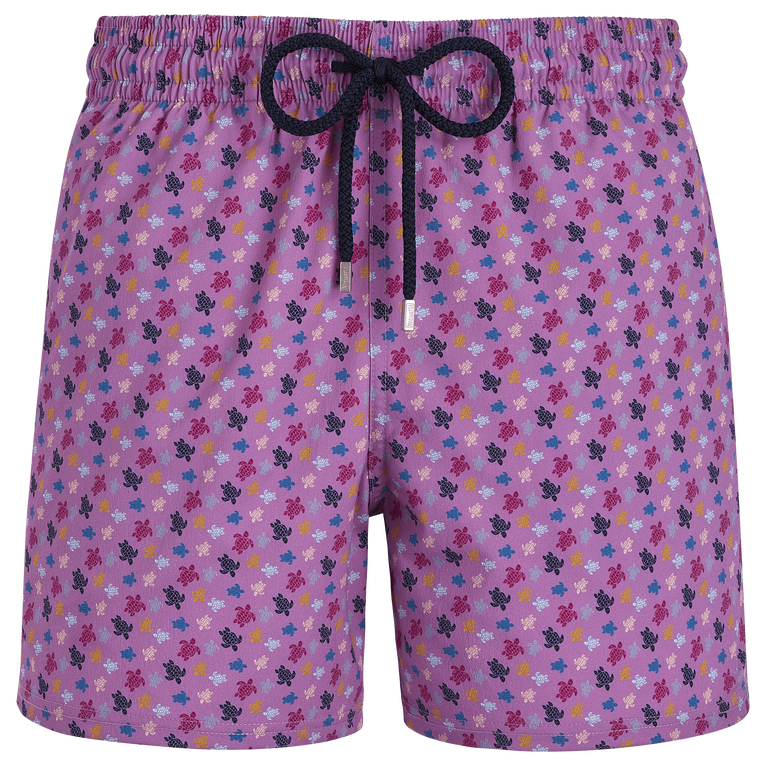 Micro Ronde Des Tortues Rainbow Stretch-badeshorts Für Herren - Moorise - Violett - Größe XS - Vilebrequin