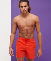 Men Swim Trunks Solid Medlar front worn view