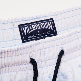 Men Swimwear Ski - Vilebrequin x Massimo Vitali Sky blue 细节视图1