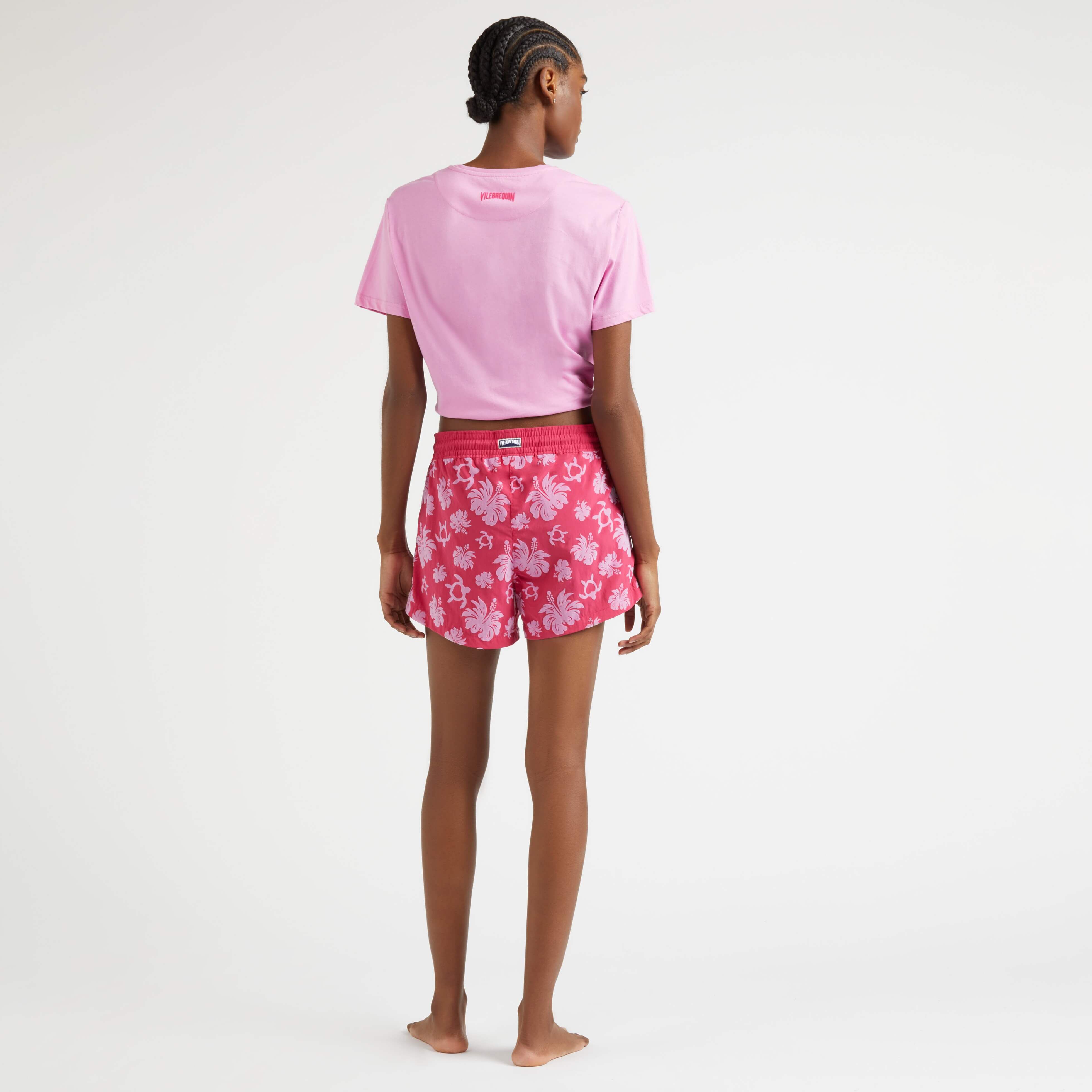 Women Swim Shorts Flocked Turtles Heart | Vilebrequin