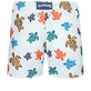 Ronde Des Tortues Badeshorts mit Stickerei für Herren – Limitierte Serie Glacier Rückansicht