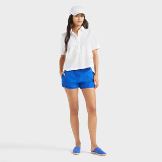 Women Short Linen Shorts Marrakech details view 1