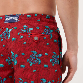 Bañador bordado con estampado Turtles Jewels para hombre - Edición Limitada Peppers detalles vista 2